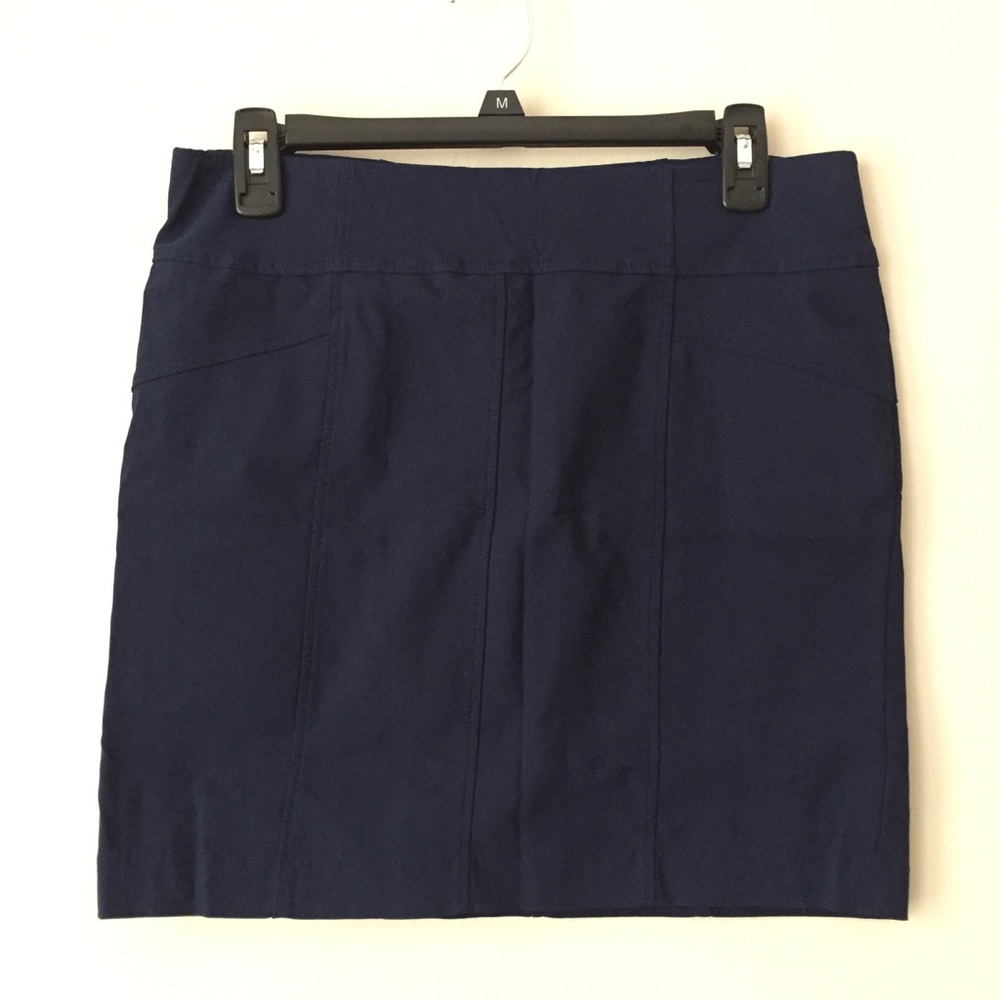 Simply Vera a-line navy mini skirt EUC size PM